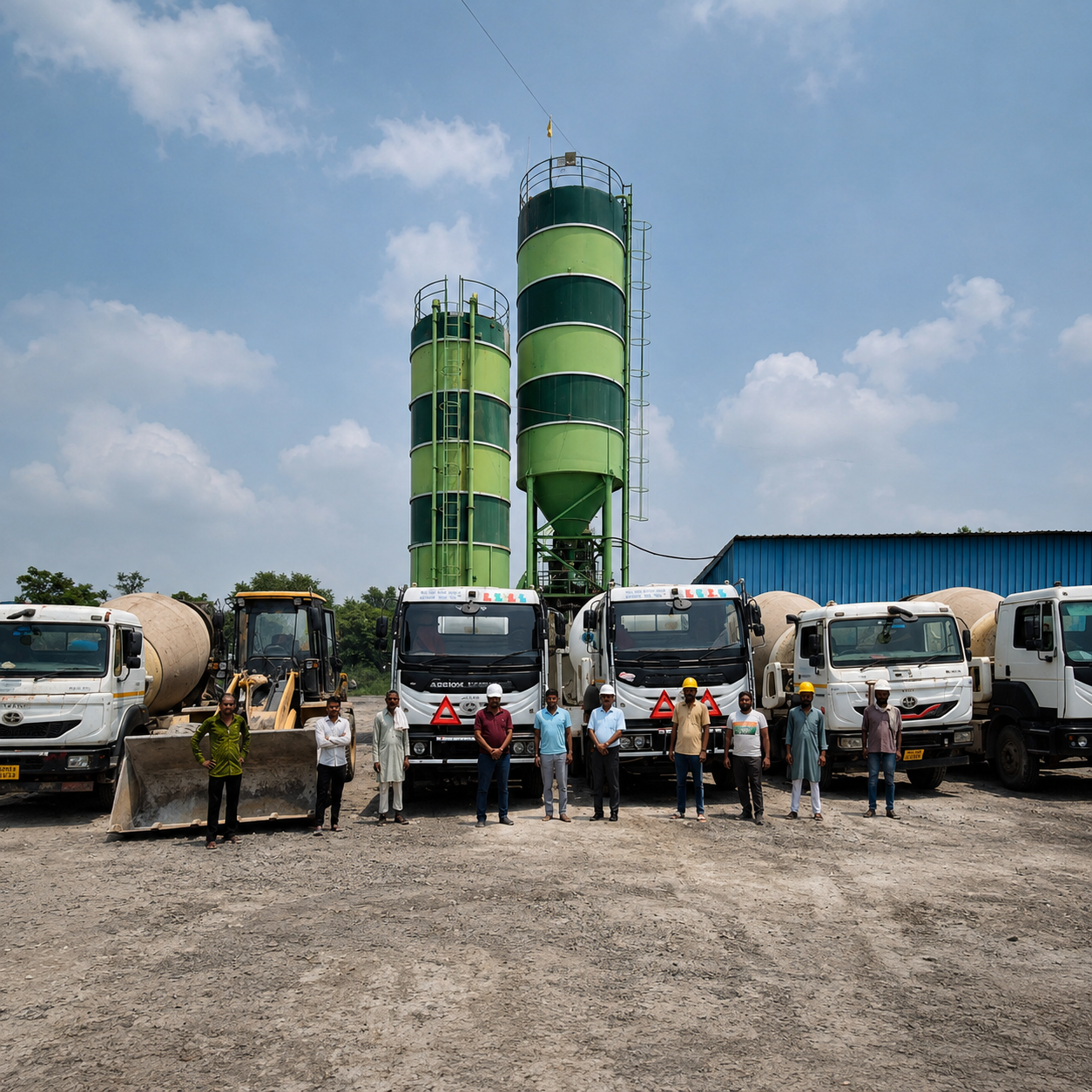 Lions Concrete plant, fleet and team